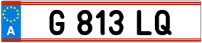 Truck License Plate